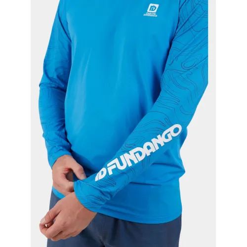 Fundango Manado Long II Rashguard Férfi Lycra 432-horizon blue