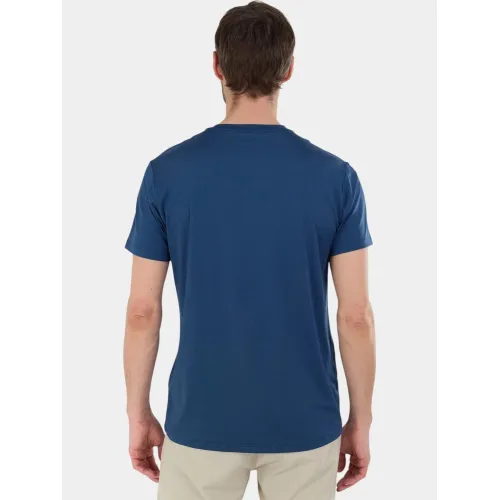 Fundango Bellmore T-shirt Férfi Póló 465-dark turquoise