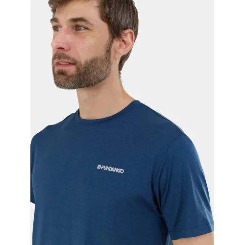 Fundango Bellmore T-shirt Férfi Póló 465-dark turquoise