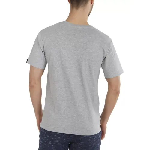 Fundango Basic T Logo-9 T-shirt Férfi Póló 745-grey heather