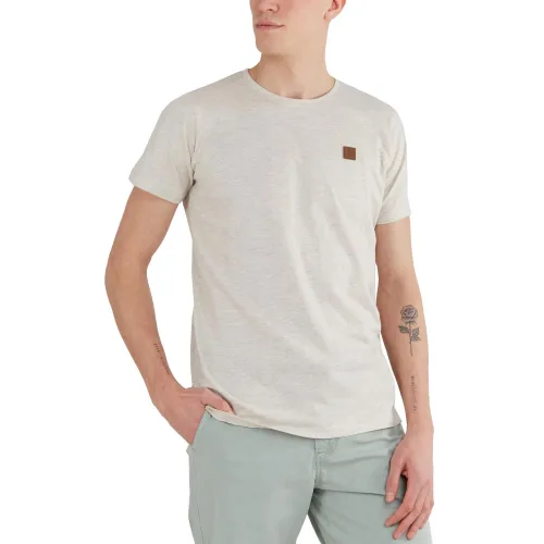 Fundango Jaggy Structured T-Shirt Fundango Jaggy Structured T-Shirt Férfi Póló 610-sand