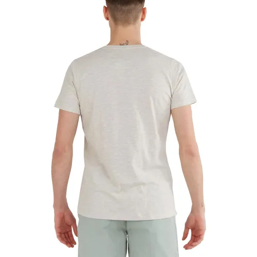 Fundango Jaggy Structured T-Shirt Fundango Jaggy Structured T-Shirt Férfi Póló 610-sand