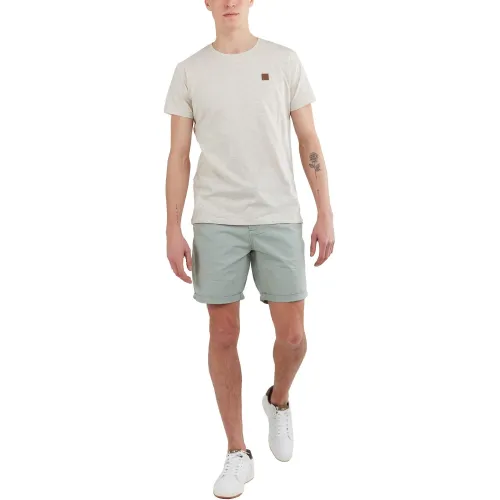 Fundango Jaggy Structured T-Shirt Fundango Jaggy Structured T-Shirt Férfi Póló 610-sand