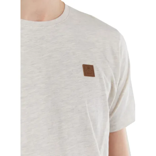 Fundango Jaggy Structured T-Shirt Fundango Jaggy Structured T-Shirt Férfi Póló 610-sand