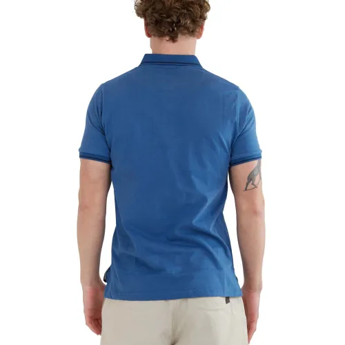Fundango Incognito Mono Poloshirt Fundango Incognito Mono Poloshirt Férfi Galléros póló 485-eclipse blue