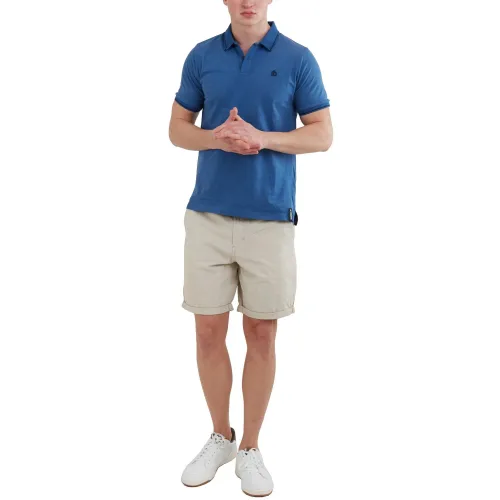 Fundango Incognito Mono Poloshirt Fundango Incognito Mono Poloshirt Férfi Galléros póló 485-eclipse blue