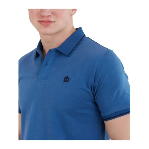 Fundango Incognito Mono Poloshirt Fundango Incognito Mono Poloshirt Férfi Galléros póló 485-eclipse blue