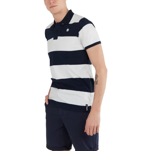Fundango Incognito Stripe Poloshirt Fundango Incognito Stripe Poloshirt Férfi Galléros póló 481-dark navy