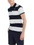 Fundango Incognito Stripe Poloshirt Fundango Incognito Stripe Poloshirt Férfi Galléros póló 481-dark navy