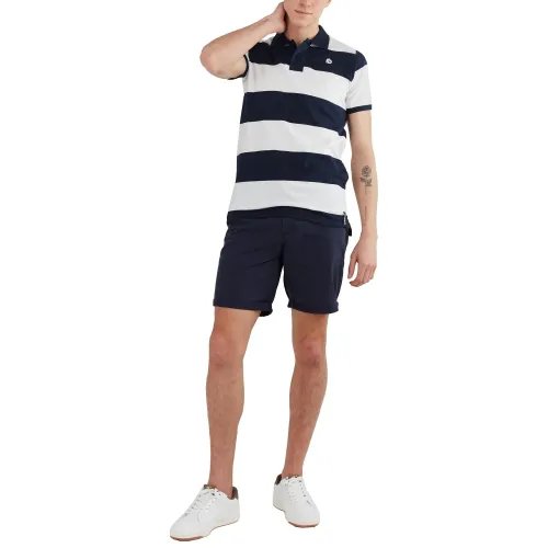Fundango Incognito Stripe Poloshirt Fundango Incognito Stripe Poloshirt Férfi Galléros póló 481-dark navy