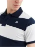 Fundango Incognito Stripe Poloshirt Fundango Incognito Stripe Poloshirt Férfi Galléros póló 481-dark navy