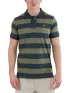 Fundango Incognito Stripe Poloshirt Fundango Incognito Stripe Poloshirt Férfi Galléros póló 590-oliv
