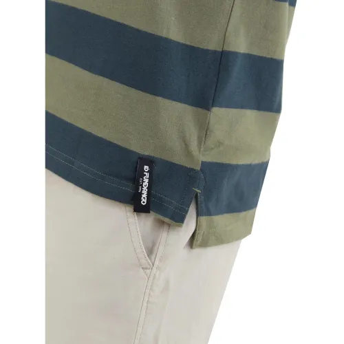 Fundango Incognito Stripe Poloshirt Fundango Incognito Stripe Poloshirt Férfi Galléros póló 590-oliv