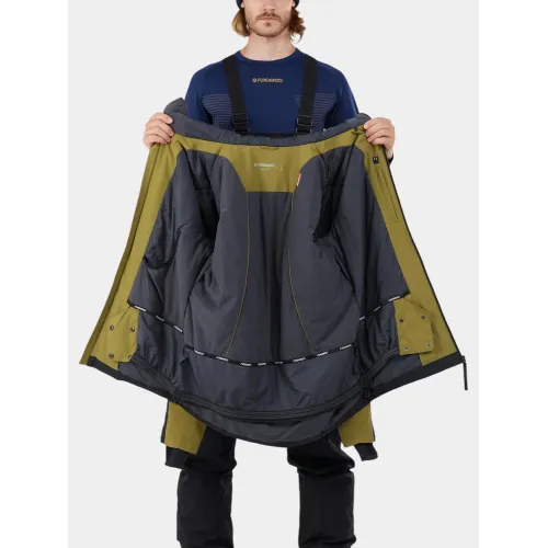 Fundango Baily ECO Allmountain Jacket Férfi Síkabát, Snowboard kabát 565-moss