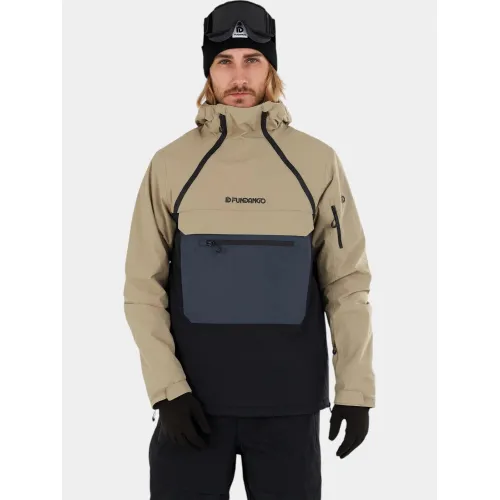 Fundango Hydra ECO Anorak Férfi Síkabát, Snowboard kabát 636-cashmere