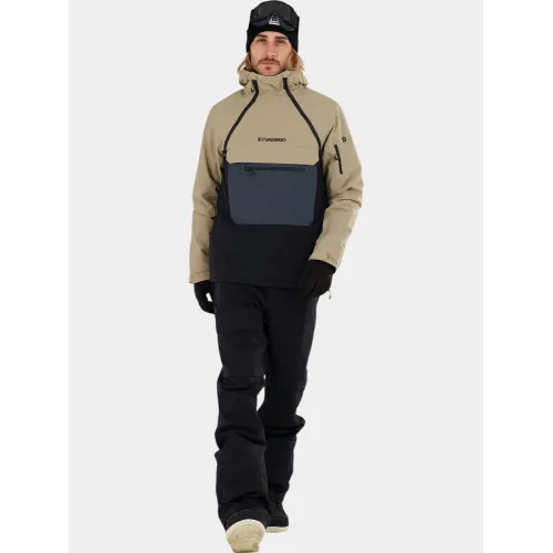 Fundango Hydra ECO Anorak Férfi Síkabát, Snowboard kabát 636-cashmere