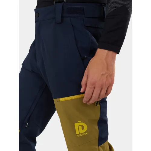 Fundango Teak Colourblock Pants Férfi Sínadrág, Snowboard nadrág 565-moss