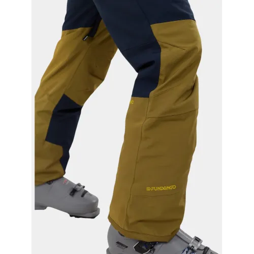 Fundango Teak Colourblock Pants Férfi Sínadrág, Snowboard nadrág 565-moss
