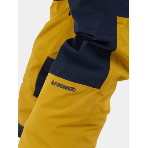 Fundango Teak Colourblock Pants Férfi Sínadrág, Snowboard nadrág 560-willow