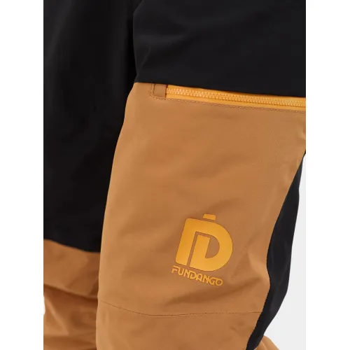 Fundango Teak Colourblock Pants Férfi Sínadrág, Snowboard nadrág 614-cinnamon