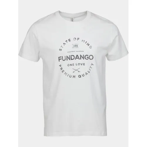 Fundango Basic-T Logo 04 Fundango Basic-T Logo 04 Férfi Póló 100-white