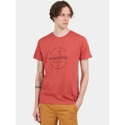Fundango Basic-T Logo 04 Fundango Basic-T Logo 04 Férfi Póló 281-redorange
