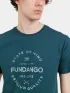 Fundango Basic-T Logo 04 Férfi Póló 534-pine green