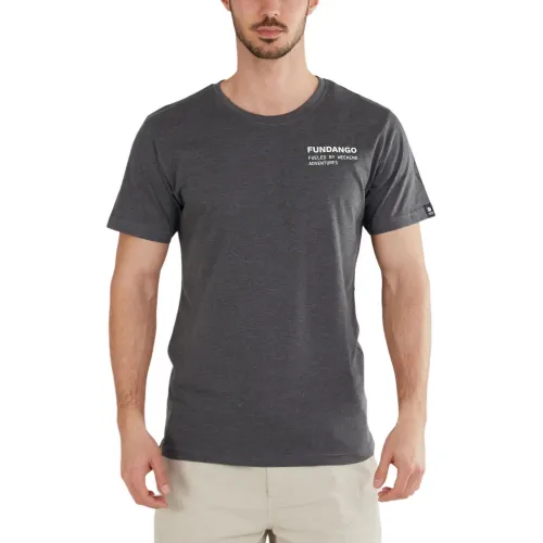 Fundango Basic-T Logo 07 Férfi Póló 755-steel