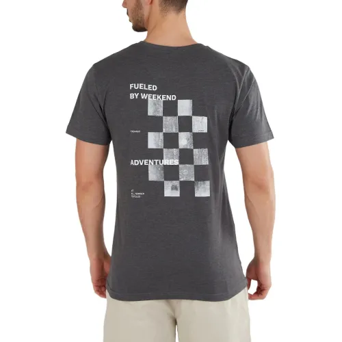 Fundango Basic-T Logo 07 Férfi Póló 755-steel