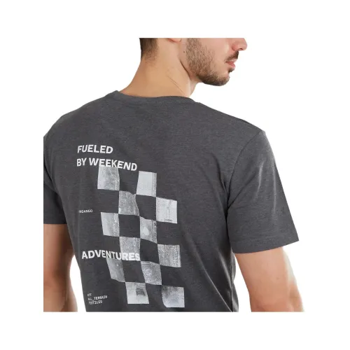 Fundango Basic-T Logo 07 Férfi Póló 755-steel