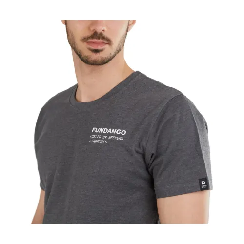 Fundango Basic-T Logo 07 Férfi Póló 755-steel