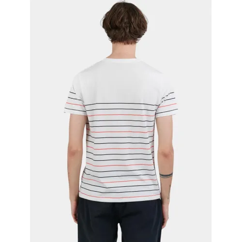 Fundango Jaggy Pocket T-shirt Fundango Jaggy Pocket T-shirt Férfi Póló 352-coral