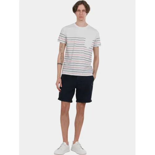Fundango Jaggy Pocket T-shirt Fundango Jaggy Pocket T-shirt Férfi Póló 352-coral