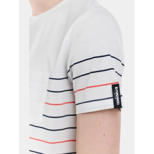 Fundango Jaggy Pocket T-shirt Fundango Jaggy Pocket T-shirt Férfi Póló 352-coral