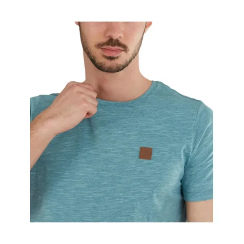 Fundango Jaggy Structured T-Shirt Fundango Jaggy Structured T-Shirt Férfi Póló 514-pistatia