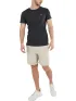 Fundango Jaggy Structured T-Shirt Fundango Jaggy Structured T-Shirt Férfi Póló 891-black heather