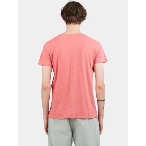 Fundango Jaggy Structured T-shirt Fundango Jaggy Structured T-shirt Férfi Póló 352-coral