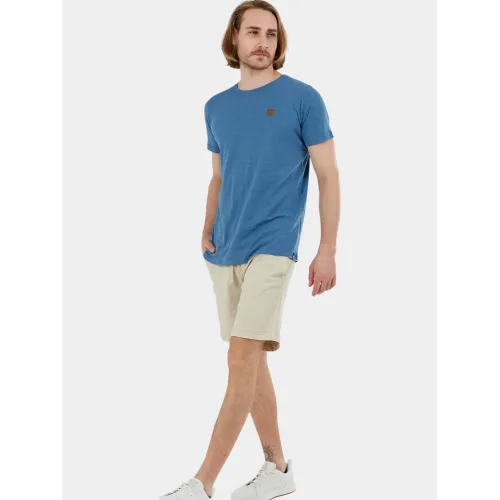 Fundango Jaggy Structured T-shirt Férfi Póló 462-capri