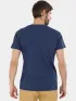 Fundango Jaggy Structured T-shirt Férfi Póló 486-patriot blue
