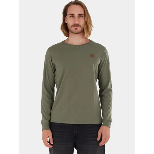 Fundango Justin Longsleeve T-shirt Fundango Justin Longsleeve T-shirt Férfi Hosszú ujjú póló 590-oliv