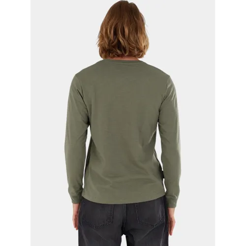 Fundango Justin Longsleeve T-shirt Férfi Hosszú ujjú póló 590-oliv