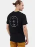 Fundango Compass Graphic-T Férfi Póló 890-black