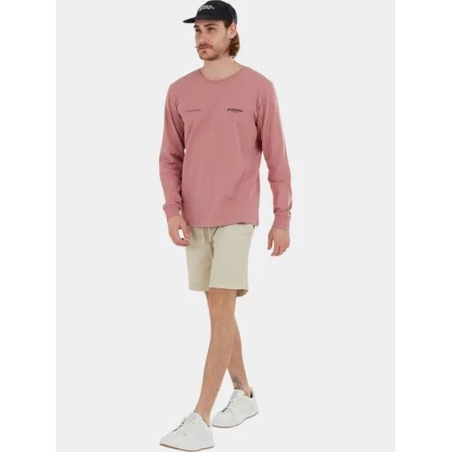 Fundango Surfer Graphic-T Fundango Surfer Graphic-T Férfi Hosszú ujjú póló 325-smoke rose