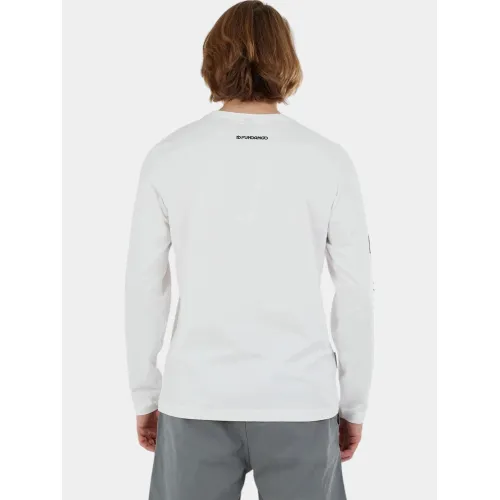 Fundango Essential Graphic Long-T Fundango Essential Graphic Long-T Férfi Hosszú ujjú póló 100-white