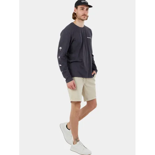 Fundango Essential Graphic Long-T Fundango Essential Graphic Long-T Férfi Hosszú ujjú póló 892-washed black