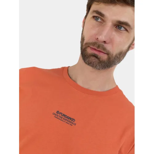 Fundango Montes Graphic-T Férfi Póló 274-soft terra