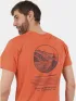 Fundango Montes Graphic-T Férfi Póló 274-soft terra