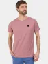 Fundango Jaggy II Structured T-shirt Férfi Póló 325-smoke rose