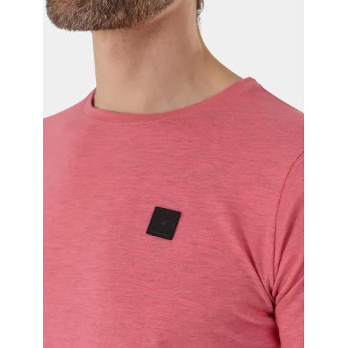 Fundango Jaggy II Structured T-shirt Férfi Póló 352-coral
