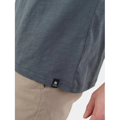 Fundango Jaggy II Structured T-shirt Férfi Póló 755-steel